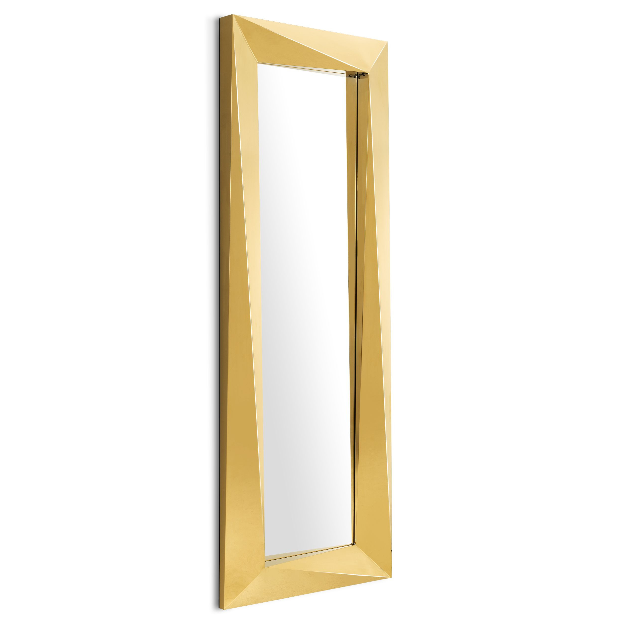 Espejo rectangular dorado mate 100x80 - Orange Revestimientos