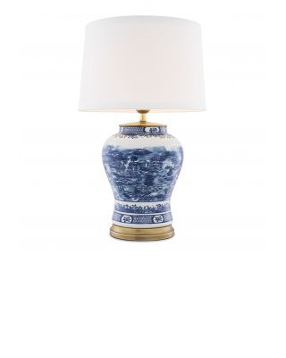 Lámpara de sobremesa Chinese Blue de Eichholtz