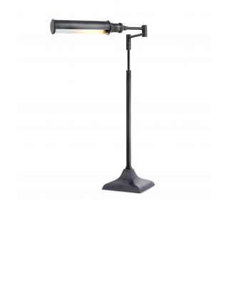 Lámpara de escritorio Kingston de Eichholtz con acabado de bronce