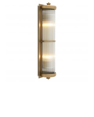 Lámpara de pared Glorious XL de Eichholtz acabado de latón dorado