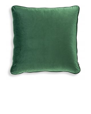 Cojín de terciopelo verde Roche 60 x 60 cm