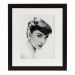 Conjunto de 4 retratos de Audrey Hepburn