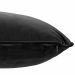 Cojín de terciopelo negro Roche 60 x 60 cm