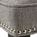 Silla de comedor Bermuda de Eichholtz con tapizado espiga en gris-beis