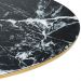Mesa de centro ovalada Parme de Eichholtz color negro