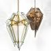 Lámpara de diseño Shard de Eichholtz vidrio ahumado