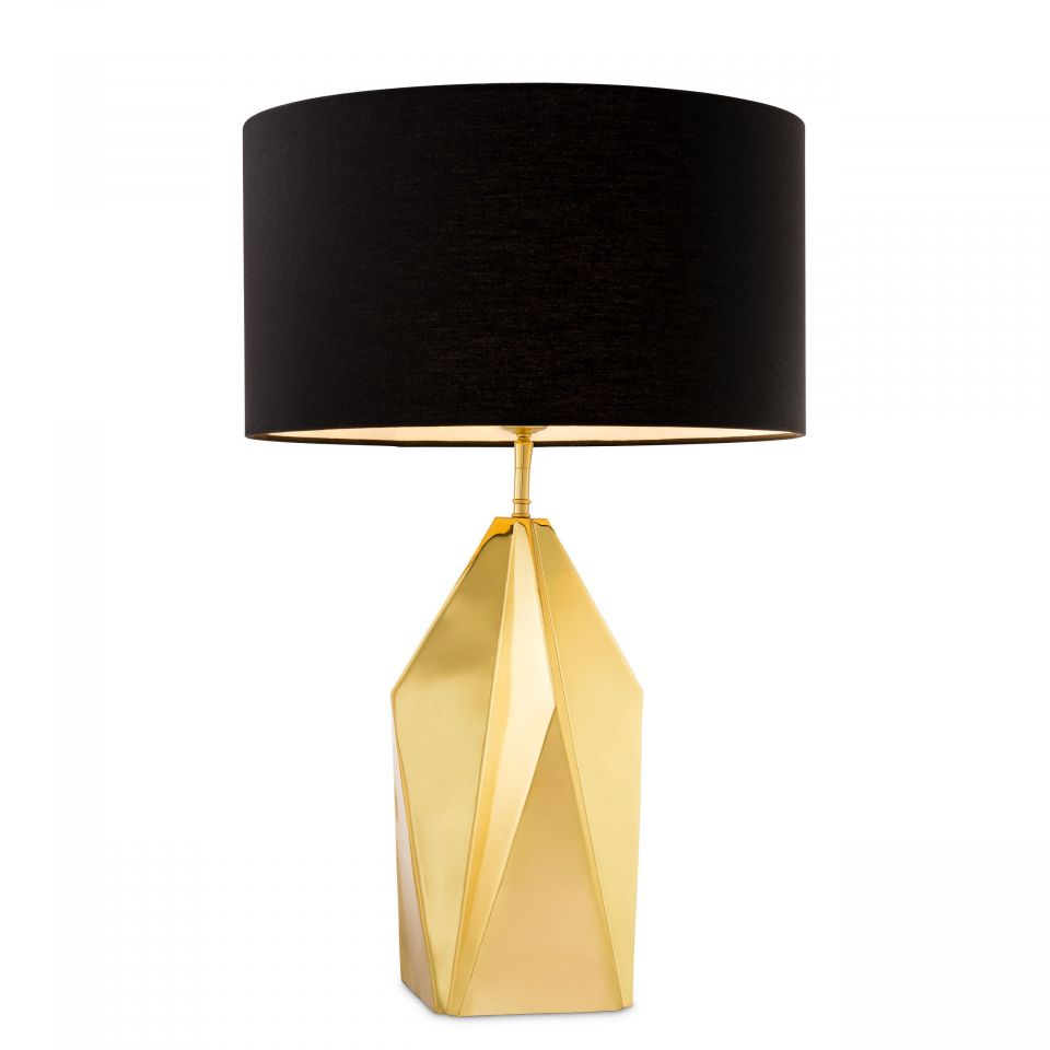 Lámpara Setail de Eichholtz cristal dorado