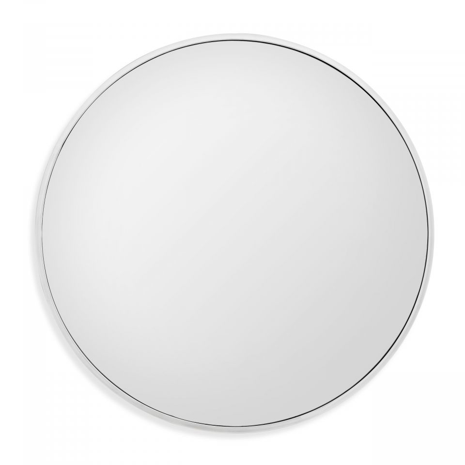 Espejo Heath con acabado de níquel pulido