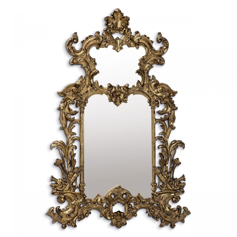 Espejo barroco dorado Leighton de Eichholtz