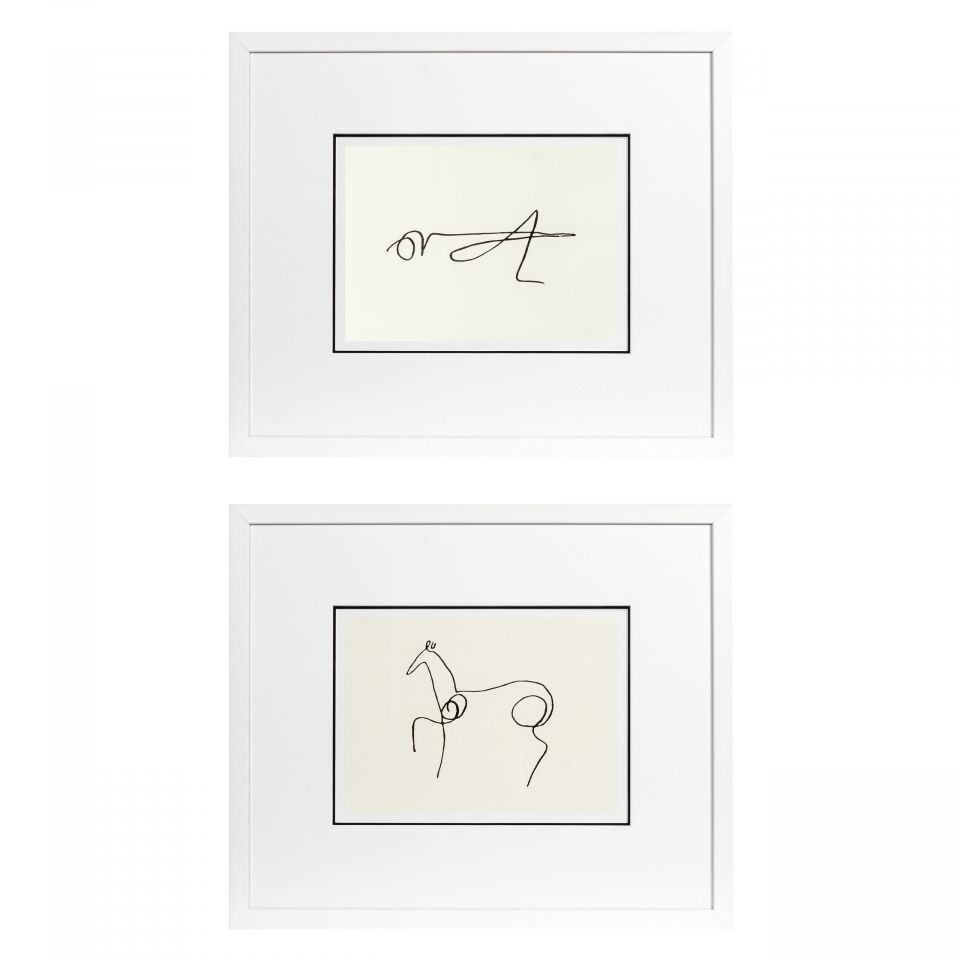 Impresiones artísticas Pablo Picasso de Eichholtz (set de 2)