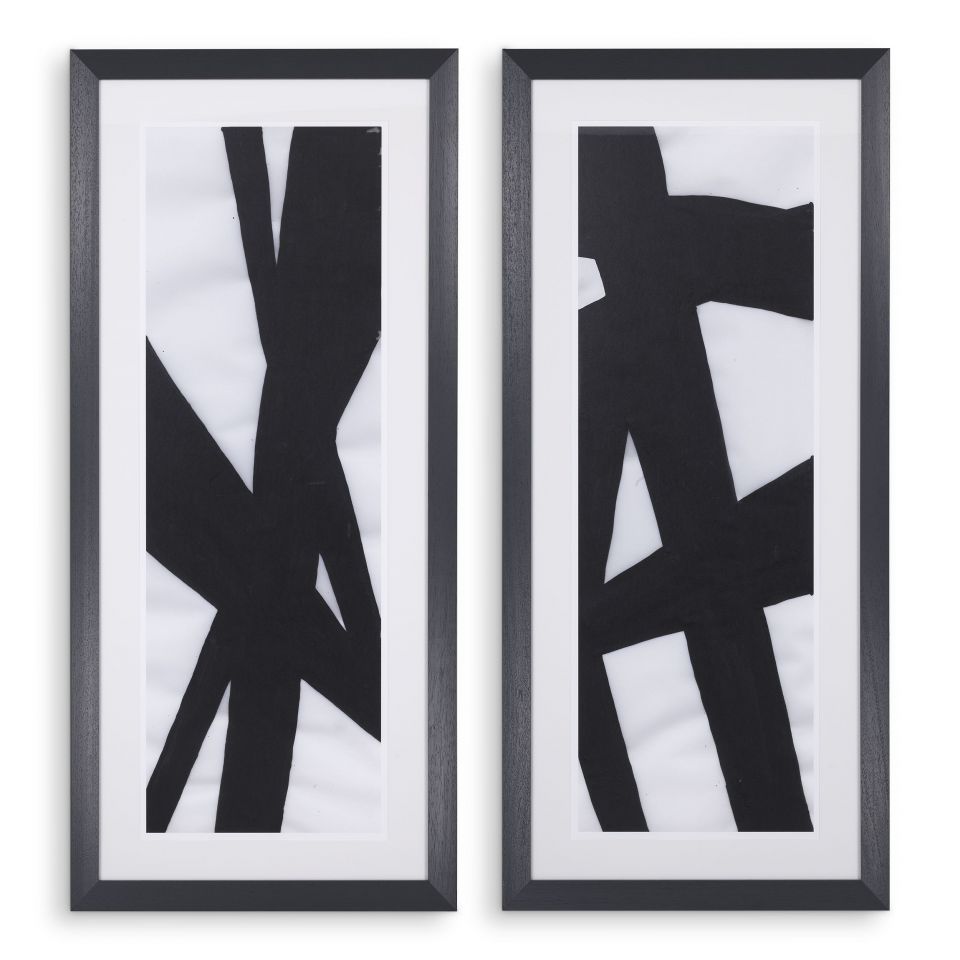 Impresiones abstractas de Allan Stevens (set de 2)